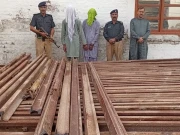 لاکھوں مالیت کی 1600 فٹ سے زائد ریلوے لائنیں چوری کرنے والا گروہ گرفتار