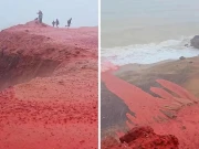 ایران میں عجیب و غریب قدرتی مظہر، لوگوں نے خونی بارش قرار دے دیا