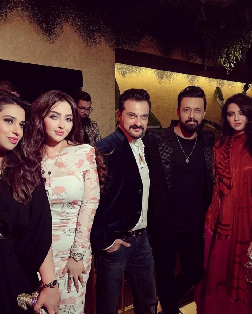 Atif Aslam And Sara Bharwana Attend Sanjay Kapoor's Birthday In Dubai