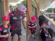 بابر اعظم کا ننھے مداح کو خاص تحفہ، بچہ خوشی سے کھل اٹھا