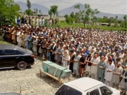 باجوڑ، افغان طالبان کی جارحیت میں شہید ہونے والے شہریوں کی نماز جنازہ ادا