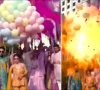 شادی کی تقریب میں غبارے دھماکے سے پھٹ گئے، دلہا دلہن جھلس کر زخمی