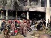 بنگلادیش میں ہائی اسکول کیمپس پر طیارہ گرنے سے ہلاکتوں کی تعداد 27 ہوگئی