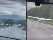 پائلٹ کی مصروف ہائی وے پر کمال مہارت کے ساتھ لینڈنگ، ویڈیو دیکھیں