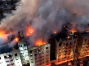 امریکا کی بلند عمارت میں خوفناک آتشزدگی، درجنوں فائر فائٹرز آگ بجھانے میں مصروف