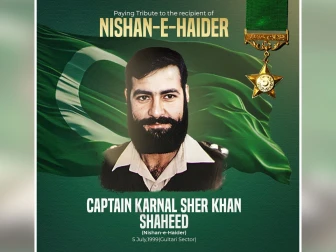 کیپٹن کرنل شیر خان شہید نشان حیدر کی آج 27 ویں برسی منائی جارہی ہے