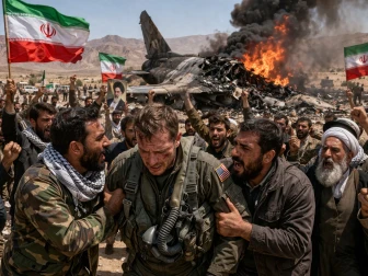 امریکی پائلٹ کو پکڑ کر لانے والے کو انعام دیا جائے گا (اے آئی، تصوراتی تصویر)