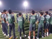 چیپمئنز ٹرافی کے پہلے میچ کیلیے قومی ٹیم نے کمر کس لی