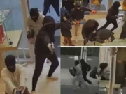 کیلیفورنیا میں 25 ڈکیتوں کی فلمی انداز میں واردات، ویڈیو وائرل 