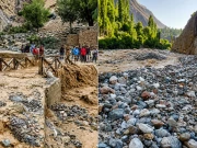 اپر چترال میں گلیشیائی پگھلاؤ سے سیلاب آنے کے سبب واحد رابطہ پل بہہ گیا، زمینی رابطہ منقطع