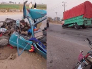 راولپنڈی کے علاقے چک بیلی روڈ پر خوفناک ٹریفک حادثہ