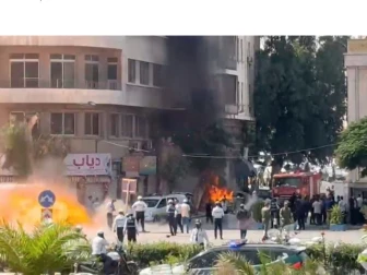 دمشق میں میکرون کے دورے کے دوران ہوٹل کے قریب دھماکے، سیکیورٹی ہائی الرٹ