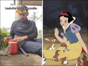 گلہری کی شرارتوں نے نوجوان کو ’’ڈزنی پرنسز‘‘ بنادیا