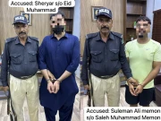 کراچی، ساؤتھ پولیس کا منشیات فروشوں کے خلاف کریک ڈاؤن، 2 ملزمان گرفتار