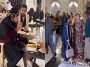 شادی میں بھی کھانا عزیز، دلہن کی انٹری پر بھی دلہا کھانے میں مگن