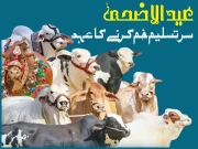 عیدالاضحیٰ۔۔۔ سر تسلیم خم کرنے کا عہد
