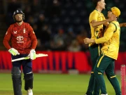 پہلا ٹی ٹوئنٹی: بارش سے متاثرہ میچ میں جنوبی افریقہ نے انگلینڈ کو شکست دے دی