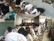 میٹرک بورڈ کے امتحانات، کئی سینٹرز میں بچے پنکھوں کے بغیر اور زمین پر بیٹھ کر پرچہ دینے پر مجبور