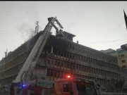 کراچی: صدر میں عمارت میں لگی آگ پر قابو پالیا گیا، 5 افراد ریسکیو