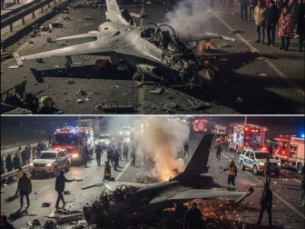 ترکیہ میں ایف 16 طیارہ ہائی وے پر گر کر تباہ، پائلٹ جان کی بازی ہار گیا