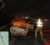 سیالکوٹ لاہور موٹروے پر کار میں اچانک آگ بھڑک اٹھی