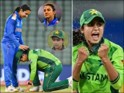 کیا فاطمہ ثنا نے بھارتی کھلاڑی کے پاؤں چھوئے تھے؟ تصویر وائرل 