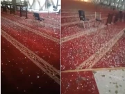 اسلام آباد میں ژالہ باری سے فیصل مسجد کو بھی نقصان، ویڈیو دیکھیں