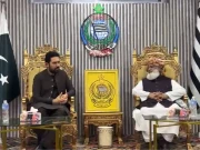 سہیل آفریدی کی مفتی محمود مرکز آمد،مولانا فضل الرحمان سے ملاقات