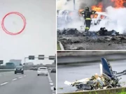 اٹلی میں چھوٹا طیارہ ہائی وے پر گر گیا، پائلٹ اور خاتون ساتھی ہلاک، متعدد گاڑیاں جل گئیں