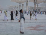 مدینہ منورہ میں موسمِ سرما کی پہلی بارش