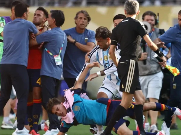 FIFA World Cup Final: Players from Both Teams Clashed at the End of the Match