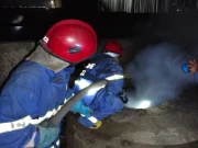 کراچی، گیس لائن میں لگنے والی خوفناک آگ پر قابو پا لیا گیا