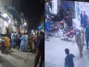 لاہور؛ گاڑی کھڑی کرنے پر جھگڑا، دو افراد زخمی، فائرنگ کی ویڈیوز سامنے آگئی