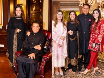 کرن خان اور اشتیاق بیگ کی شادی کے بعد پہلی فیملی ڈنر کی تصاویر وائرل
