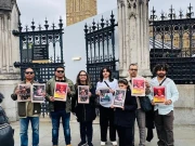 بھارتی پارلیمانی وفد کا لندن میں ’قاتل مودی‘ کے نعروں سے استقبال، پاکستانیوں کا بھرپور احتجاج