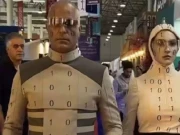 ایران میں منعقدہ نمائش میں انسان نما روبوٹس اصلی انسان نکلے