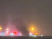 امریکا میں نجی جیٹ طیارہ ٹیک آف کے دوران تباہ، آٹھ افراد سوار تھے