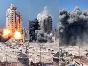 غزہ میں ایک دن میں 53 فلسطینی شہید، 16 بلند عمارتیں ملبے کا ڈھیر بن گئیں