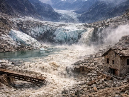 خیبر پختونخوا میں گلیشیائی جھیلوں کے پھٹنے کا خدشہ، 5اضلاع کو الرٹ جاری