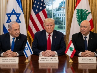 اسرائیل اور لبنان کے درمیان جنگ بندی مذاکرات واشنگٹن میں ہو رہے ہیں—(اے آئی، تصوراتی تصویر)