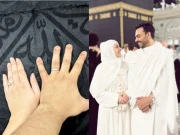  گوہر رشید اور کبریٰ خان رشتہ ازدواج میں منسلک، خانہ کعبہ سے تصویر شیئر کردی  