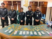 کراچی ایئرپورٹ؛ 19کروڑ مالیت کے سونے کے زیورات، گولڈ بارز، غیرملکی کرنسی اسمگل کرنیکی کوشش ناکام