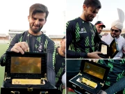 پی ایس ایل؛ ڈرائیر، ٹریمر کے بعد 24 قیراط گولڈ پلیٹڈ آئی فون کا تحفہ