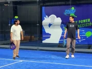 گورنر پنجاب اور گورنر خیبرپختونخوا کے درمیان پیڈل ٹینس کا دلچسپ مقابلہ