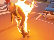 آسٹرین شہری نے خود کو آگ لگا کر انوکھا ریکارڈ بنا ڈالا