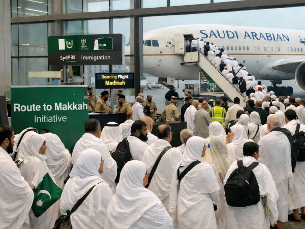 اسلام آباد سے روٹ ٹو مکہ کی پہلی حج پرواز مدینہ منورہ روانہ