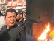 کراچی میں تجاوزات کے خلاف آپریشن؛ اسسٹنٹ کمشنر حازم بھنگوار کی ٹیم پر پیٹرول بم حملہ