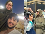 کینسر سے لڑنے والی بھارتی اداکارہ حنا خان نے عمرے کی سعادت حاصل کرلی