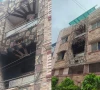 کراچی؛ گیس لیکج کے باعث گھر میں آگ لگنے سے خواتین سمیت 4 افراد جھلس کر زخمی