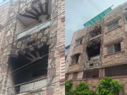 کراچی؛ گیس لیکج کے باعث گھر میں آگ لگنے سے خواتین سمیت 4 افراد جھلس کر زخمی